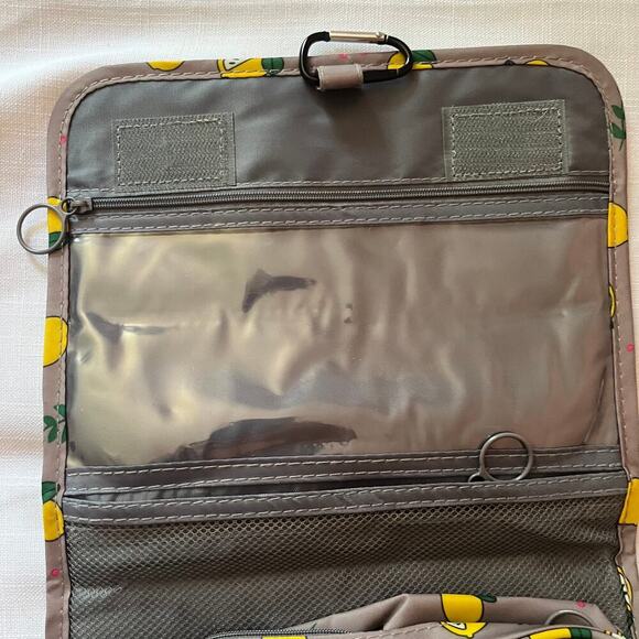 Hanging Toiletry Bag- Lemon Print - Picture 11 of 13